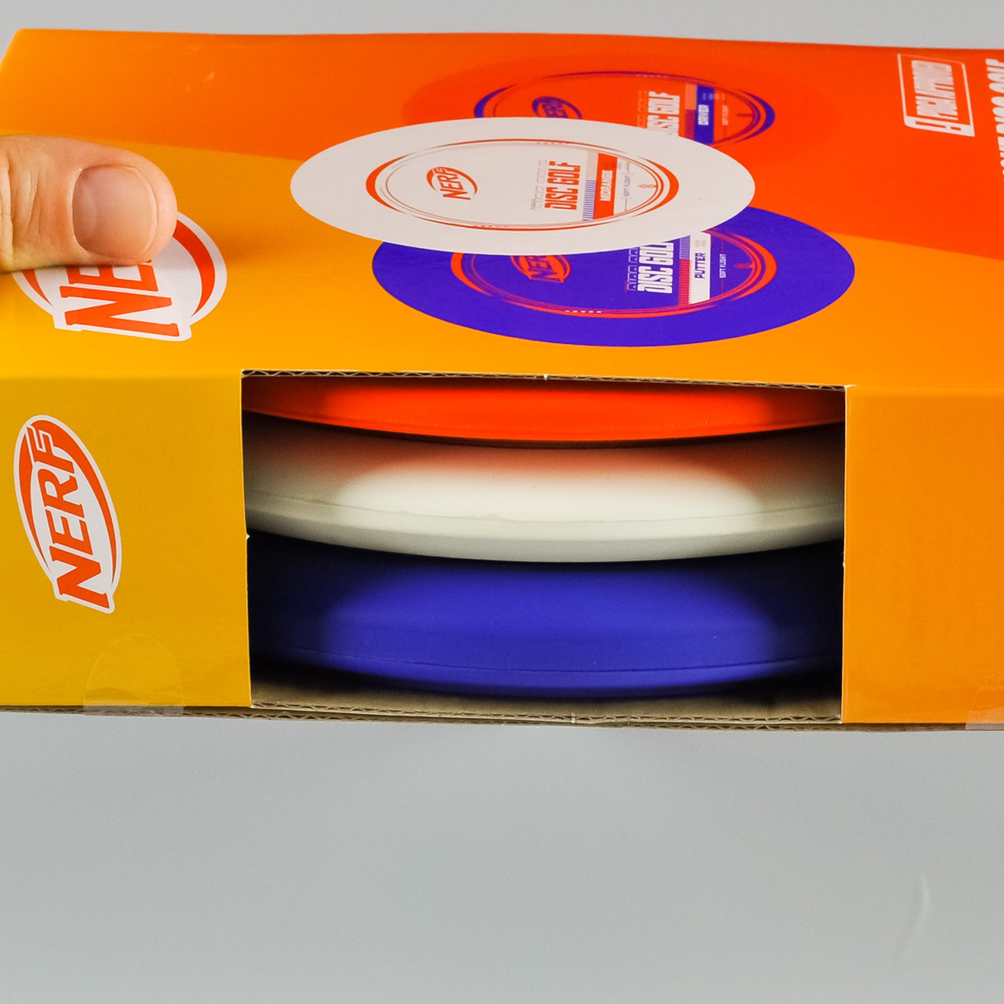 Nerf Soft Flight 3-Disc Set rare discs canada inside