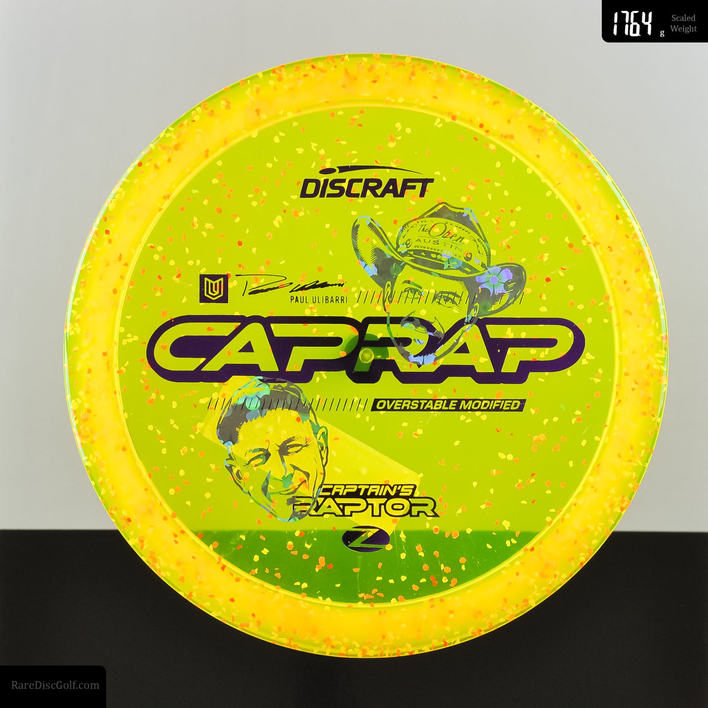 Discraft Captain's Raptor - Z Confetti - Ulibarri x Brad Hammock Collab
