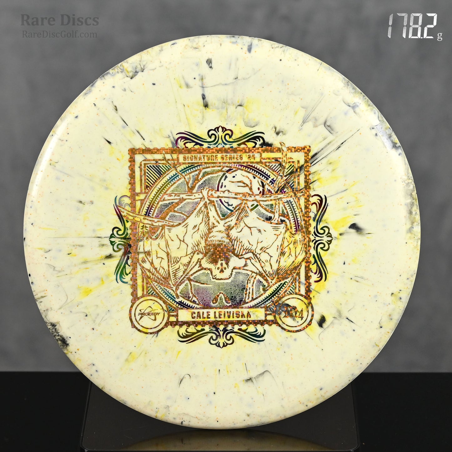 Cale Leiviska special edition M4 disc golf midrange with bat stamp Rare Discs Canada