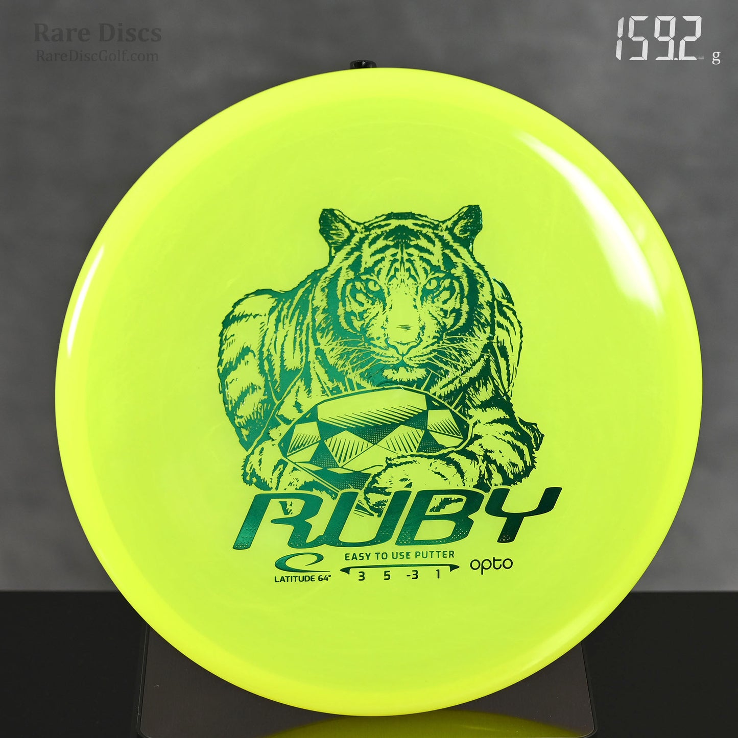 Latitude 64 Ruby easy to throw disc golf putter tiger stamp Rare Discs Canada