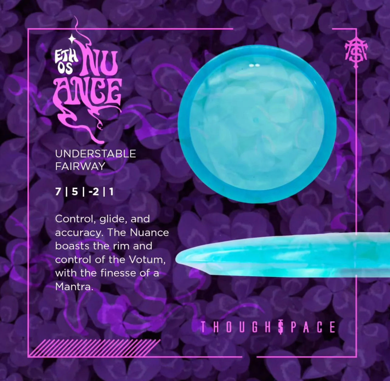 Lykke Lorentzen Nuance Thought Space Athletics disc golf fairway driver