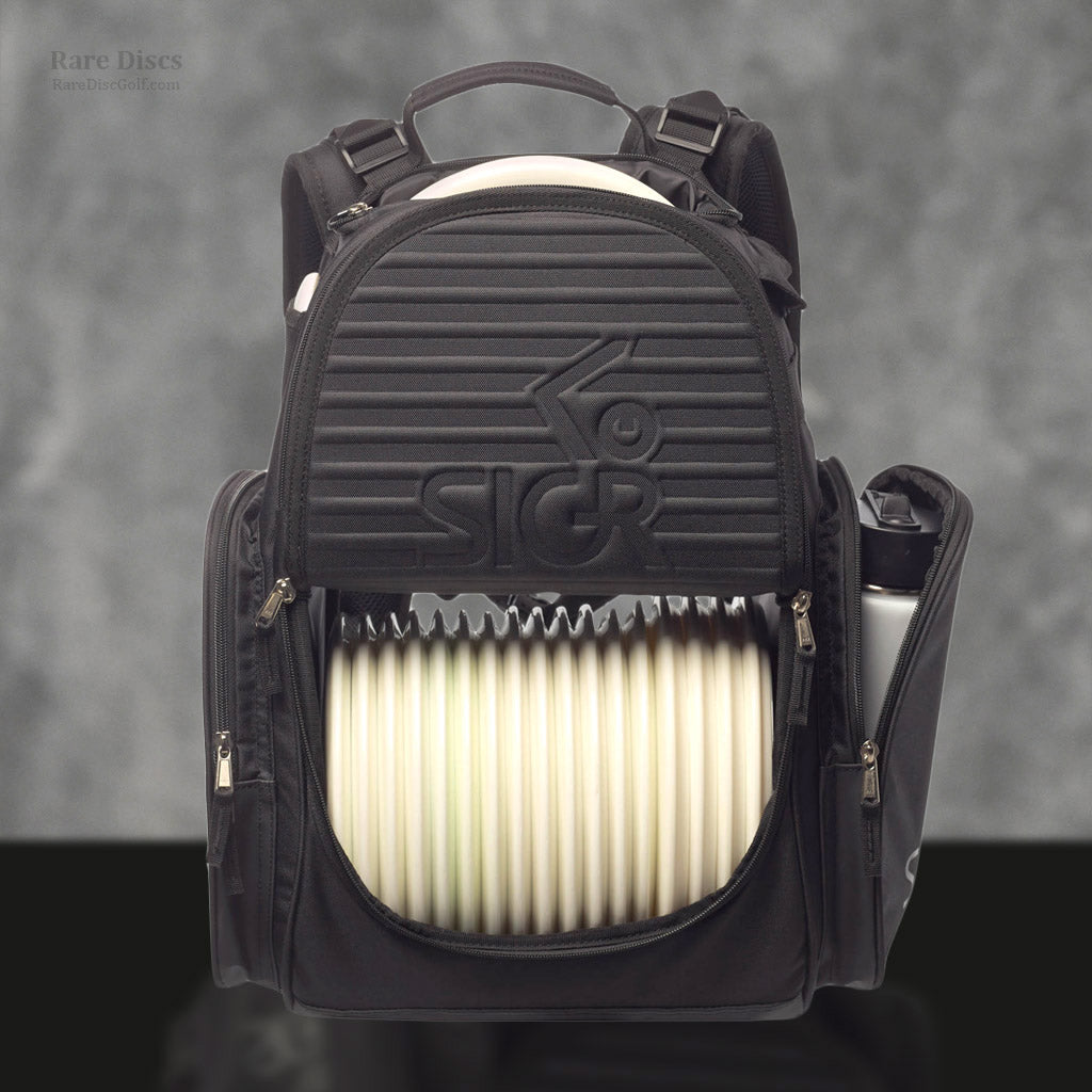 Sigr Balder premium disc golf backpack at Rare Discs Canada - Open