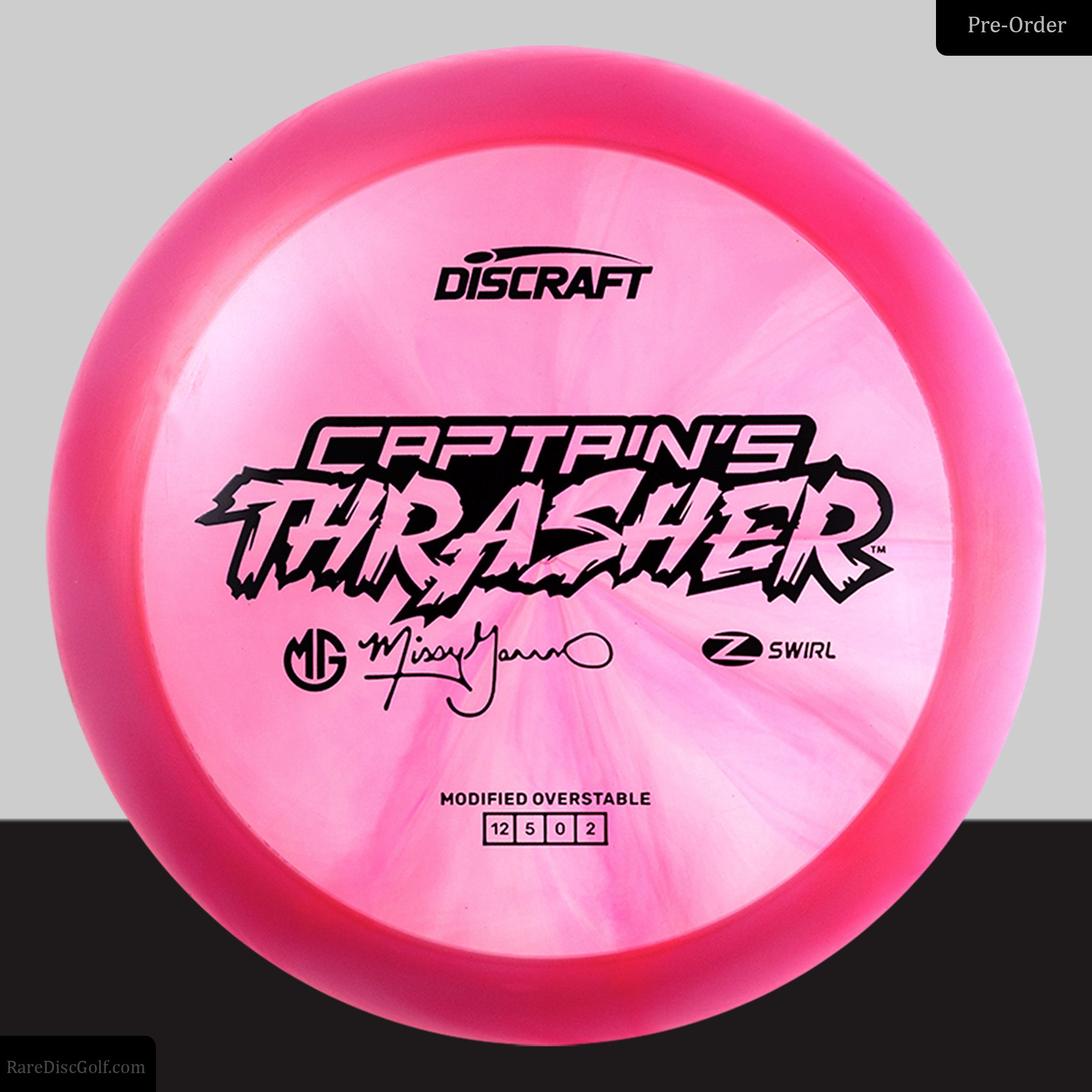 Discraft Captain's Thrasher - Z-Swirl - Missy Gannon – Rare Discs