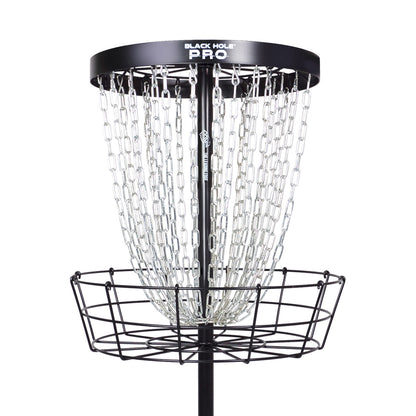 MVP Black Hole Pro with Transit Carrying Case - Disc Golf Practice Basket