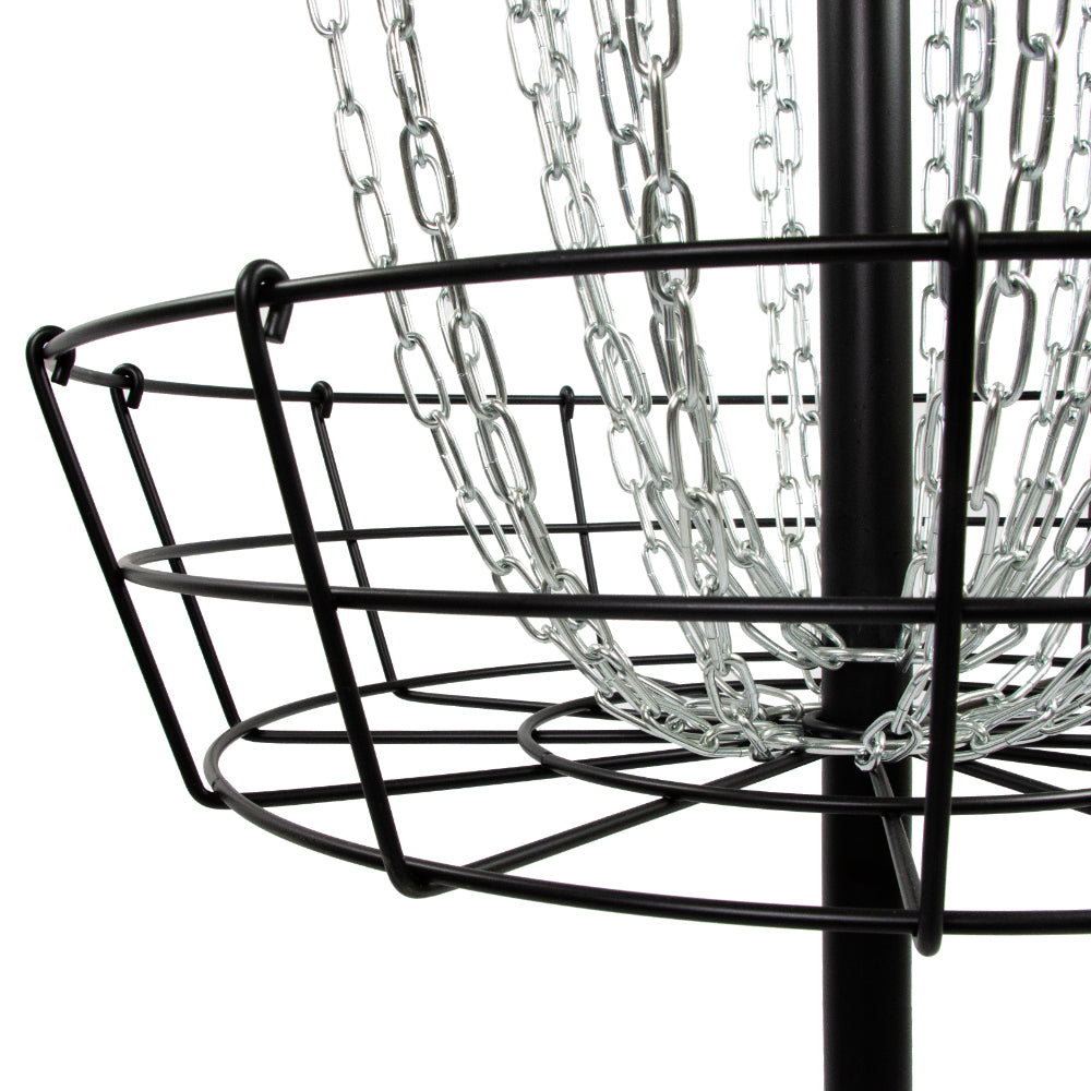 MVP Black Hole Practice disc golf basket light weight affordable