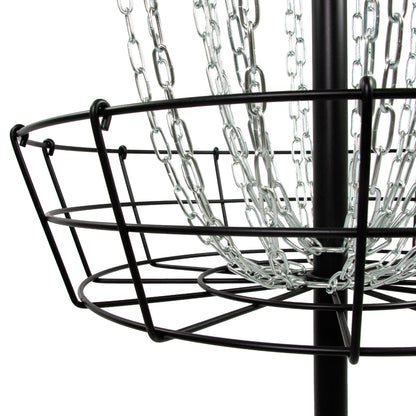 MVP Black Hole Practice disc golf basket light weight affordable