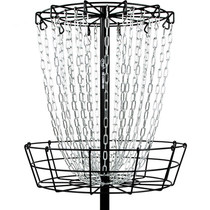 MVP Black Hole Practice disc golf basket light weight affordable