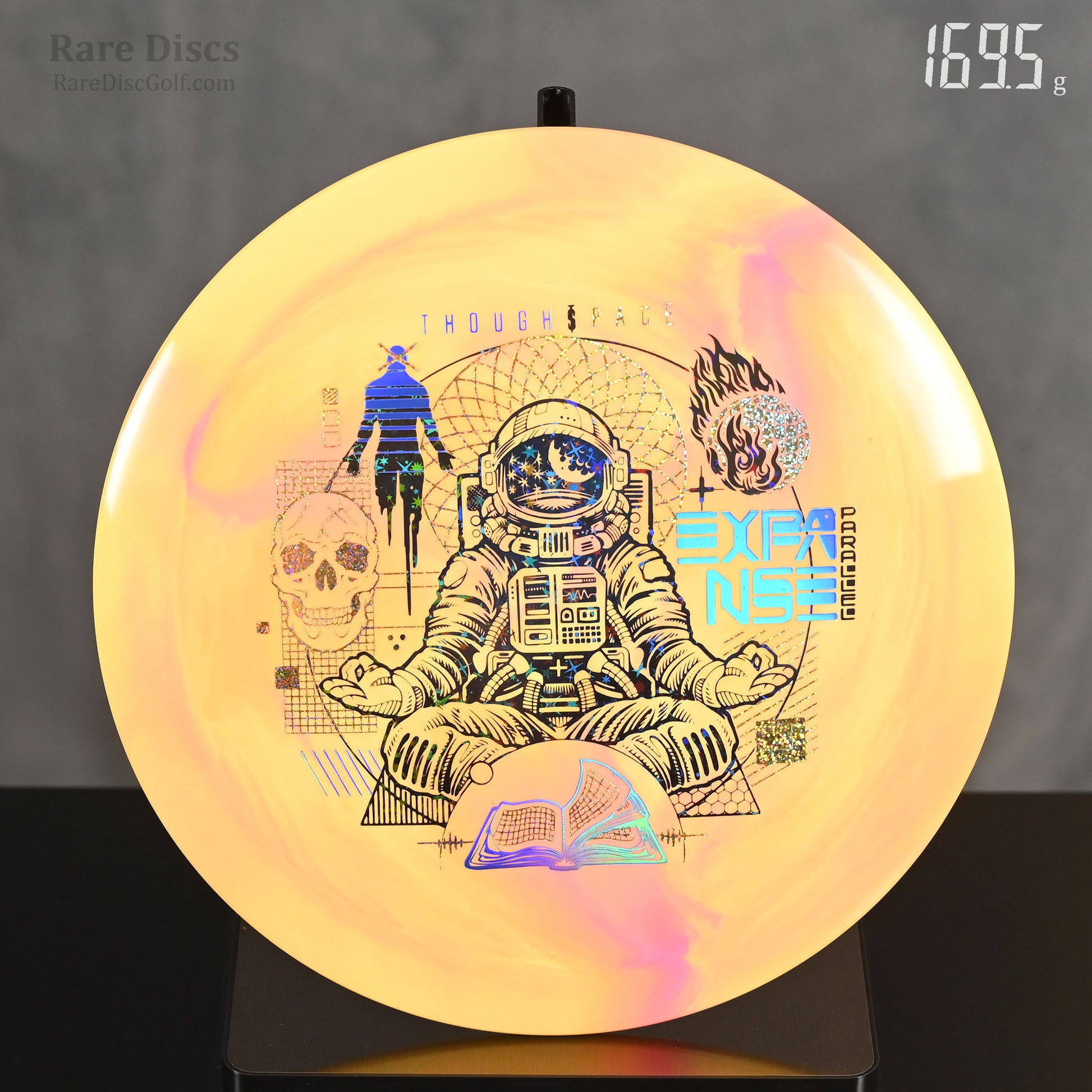 Thought Space Athletics TSA Expanse Parallel disc golf driver with meditating space man stamp Rare Discs Canada