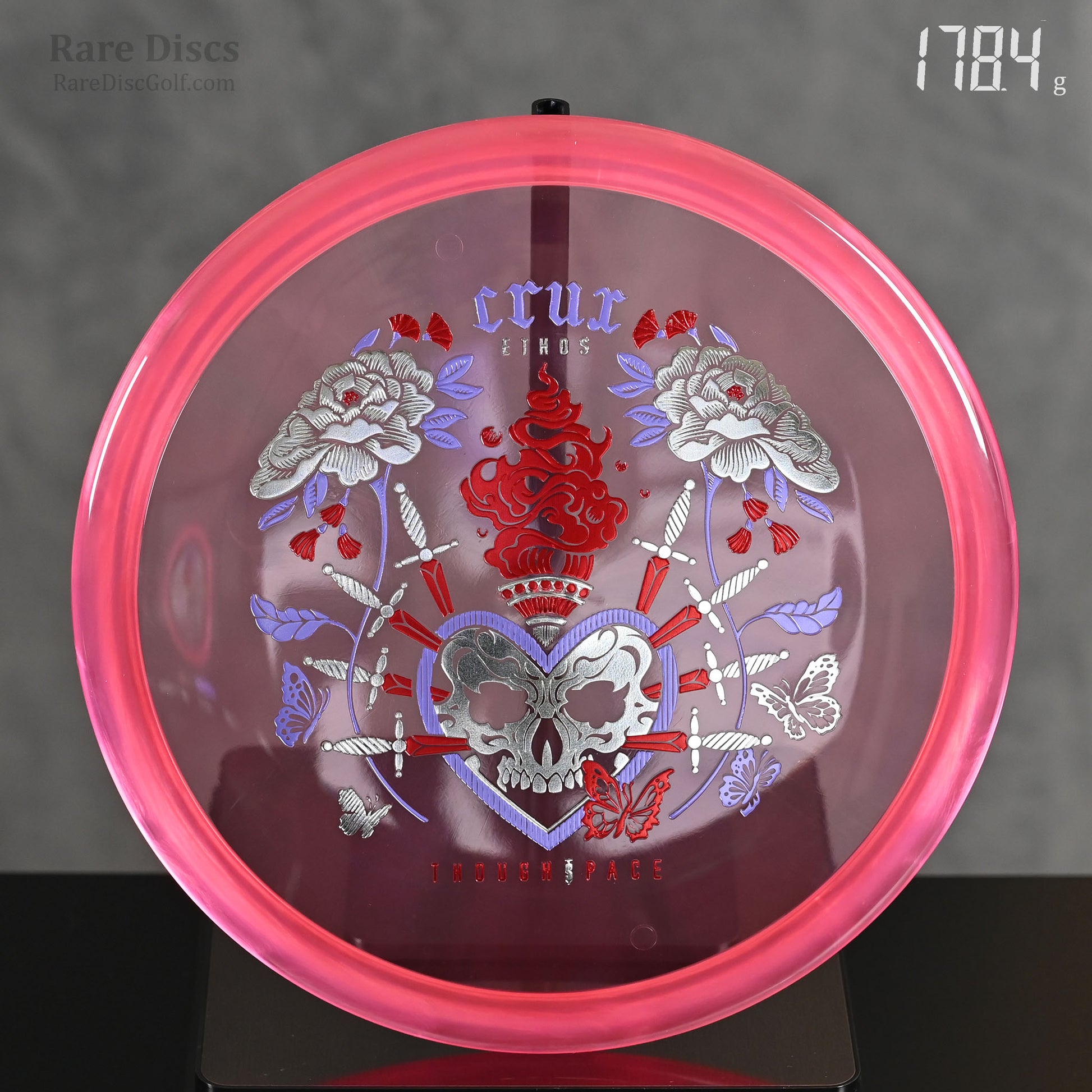 Thought Space Athletics TSA Crux overstable midrange skull and roses stamp disc golf sport equipment Rare Discs Canada