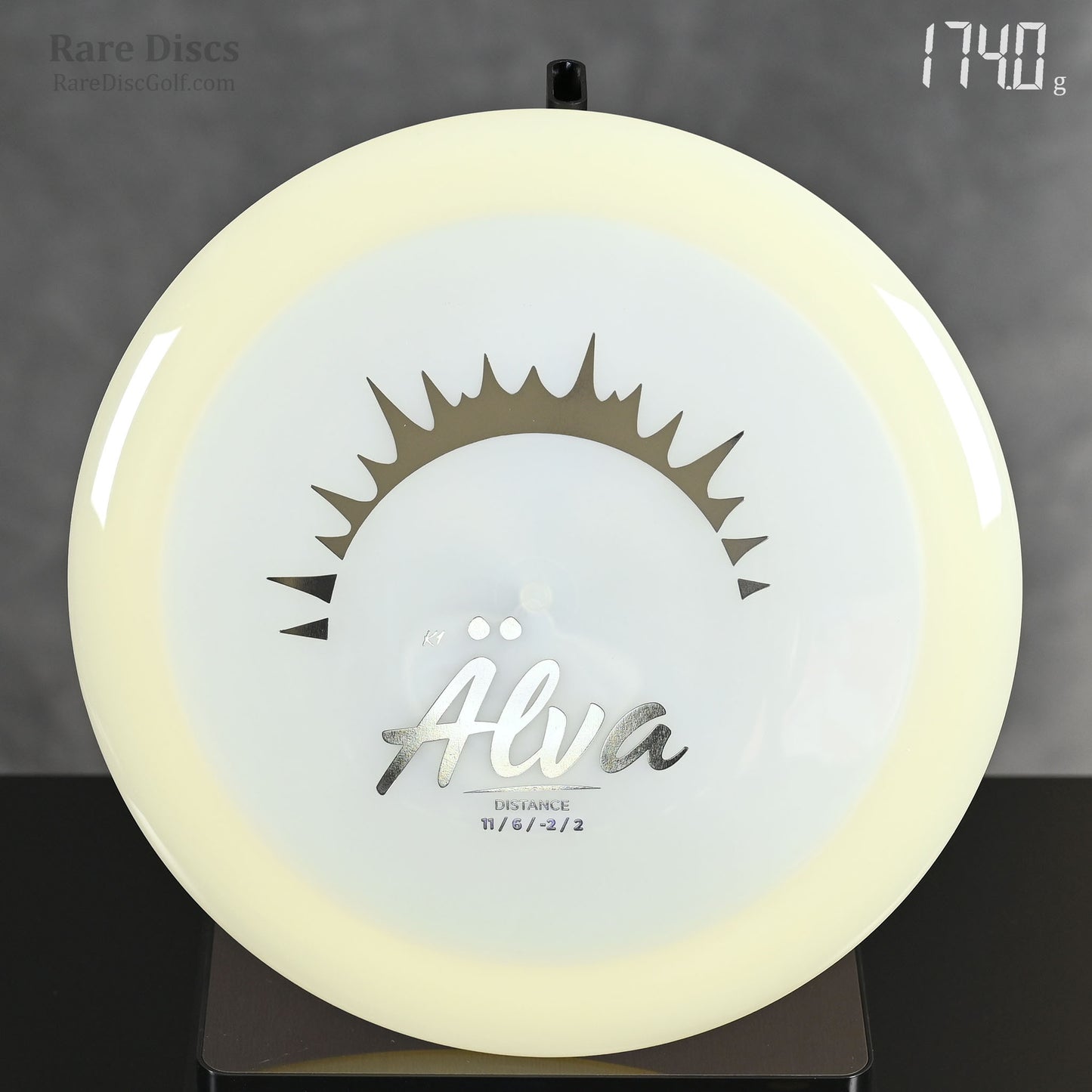 Kastaplast Alva straight flying disc golf driver K1 glow in the dark plastic Rare Discs Canada