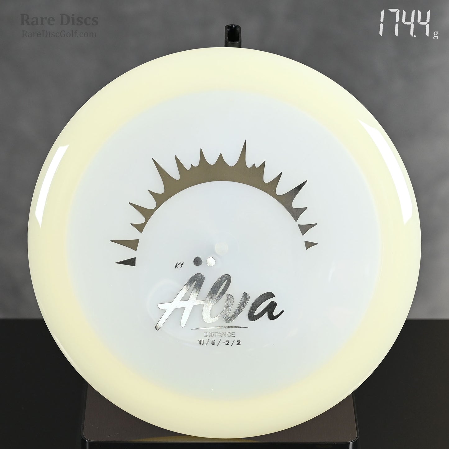 Kastaplast Alva straight flying disc golf driver K1 glow in the dark plastic Rare Discs Canada