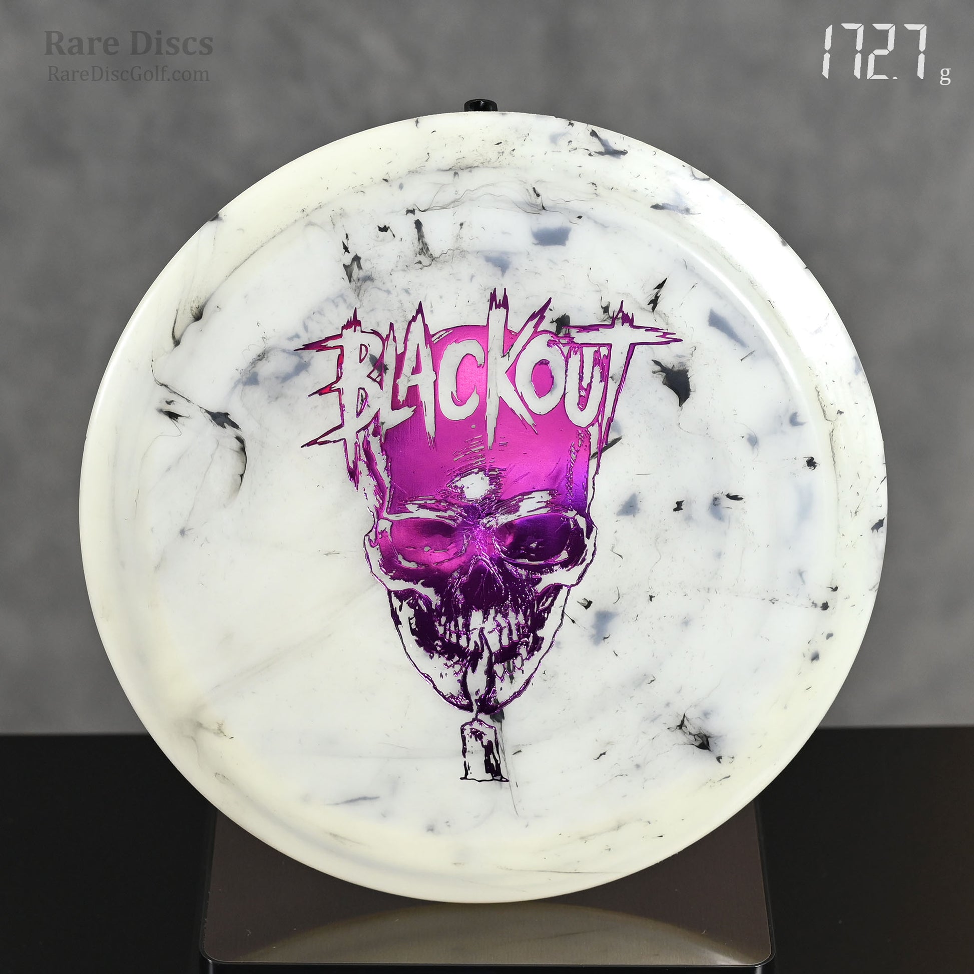 Doomsday discs blackout Disc golf driver skull stamp glow in the dark plastic Rare Discs Canada