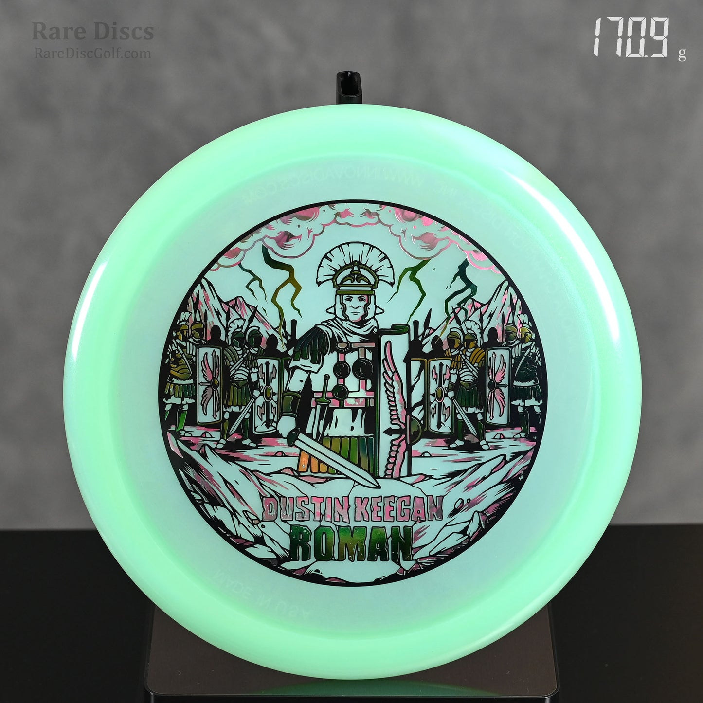 Infinite Discs roman c-blend glow soldiers stamp dustin keegan signature series disc golf power driver Rare Discs Canada