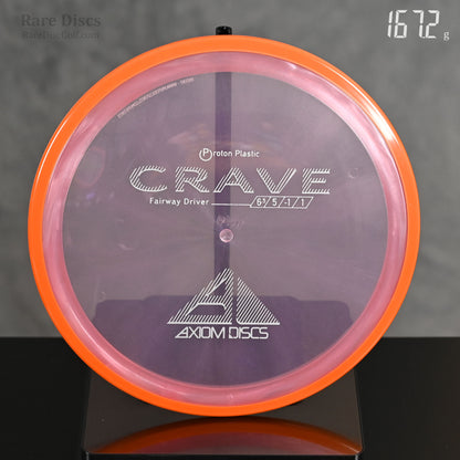 Axiom Crave Proton straight flying fairway driver for Disc Golf Rare Discs