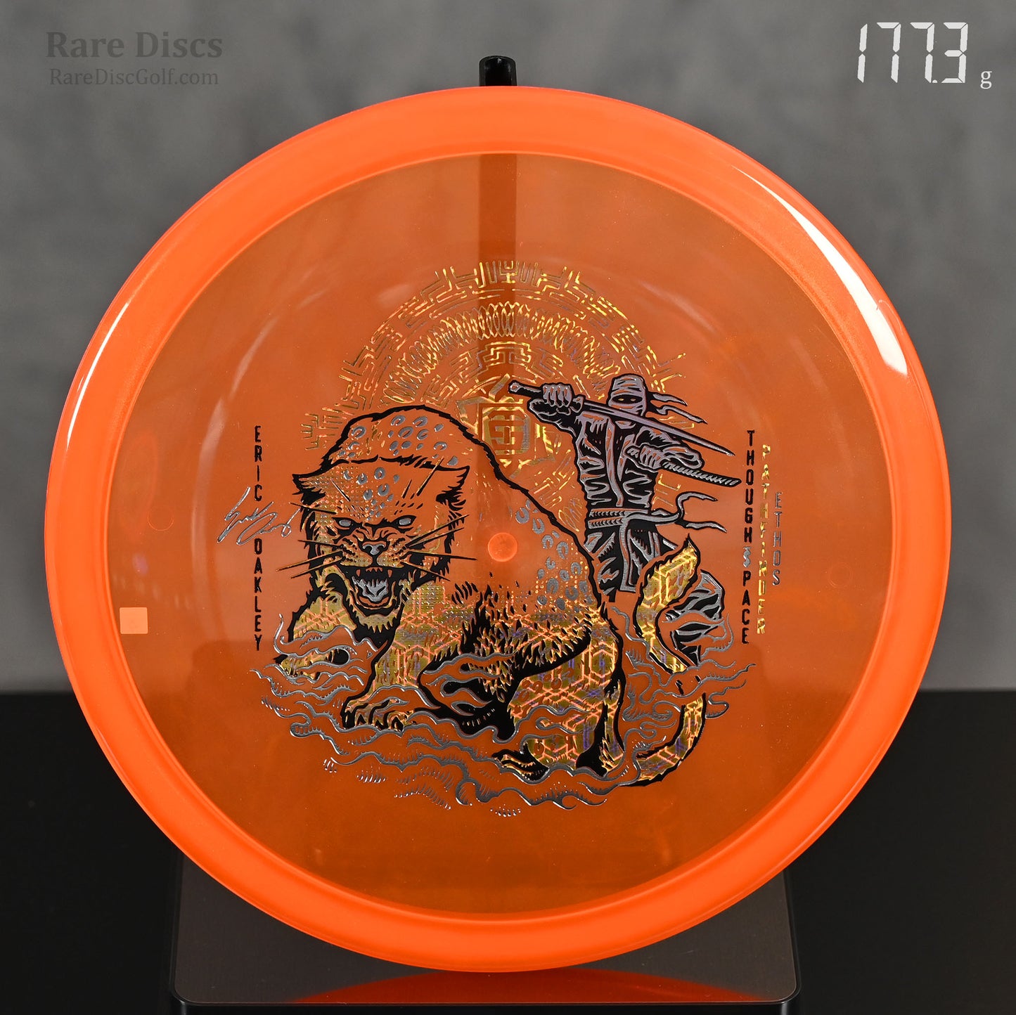 Thought Space Pathfinder straight flying disc golf midrange ninja riding a big cat Rare Discs Canada