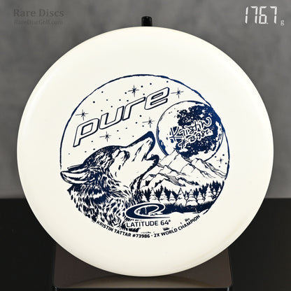 Latitude 64 Pure Zero Moonshine Wolf Stamp glow in the dark golf disc putter Rare Discs Canada