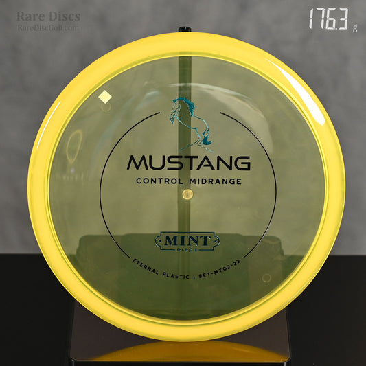 Mint Discs Mustang Eternal Plastic disc golf midrange available at Rare Discs Canada