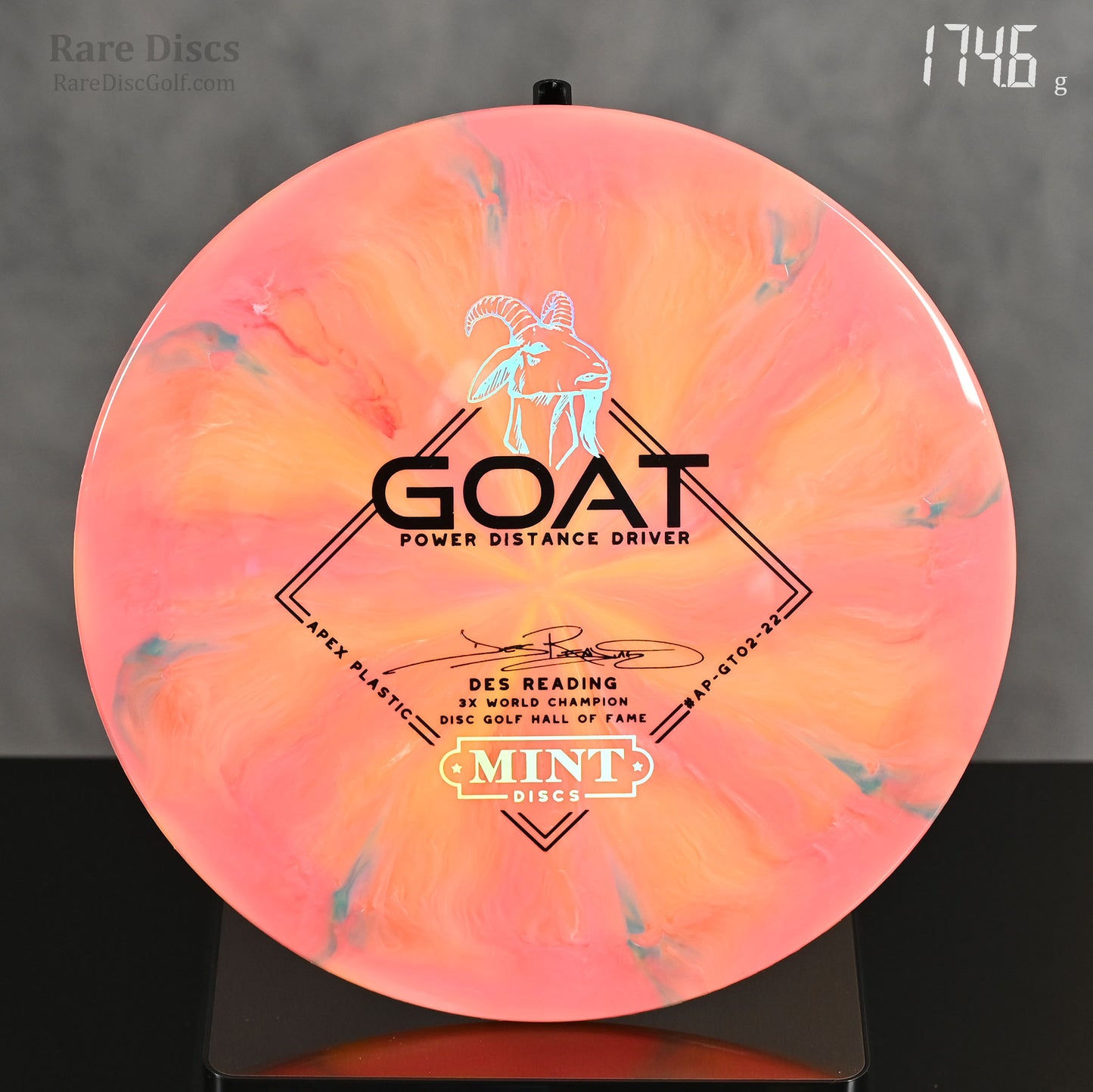 Mint Discs Goat - Swirly Apex