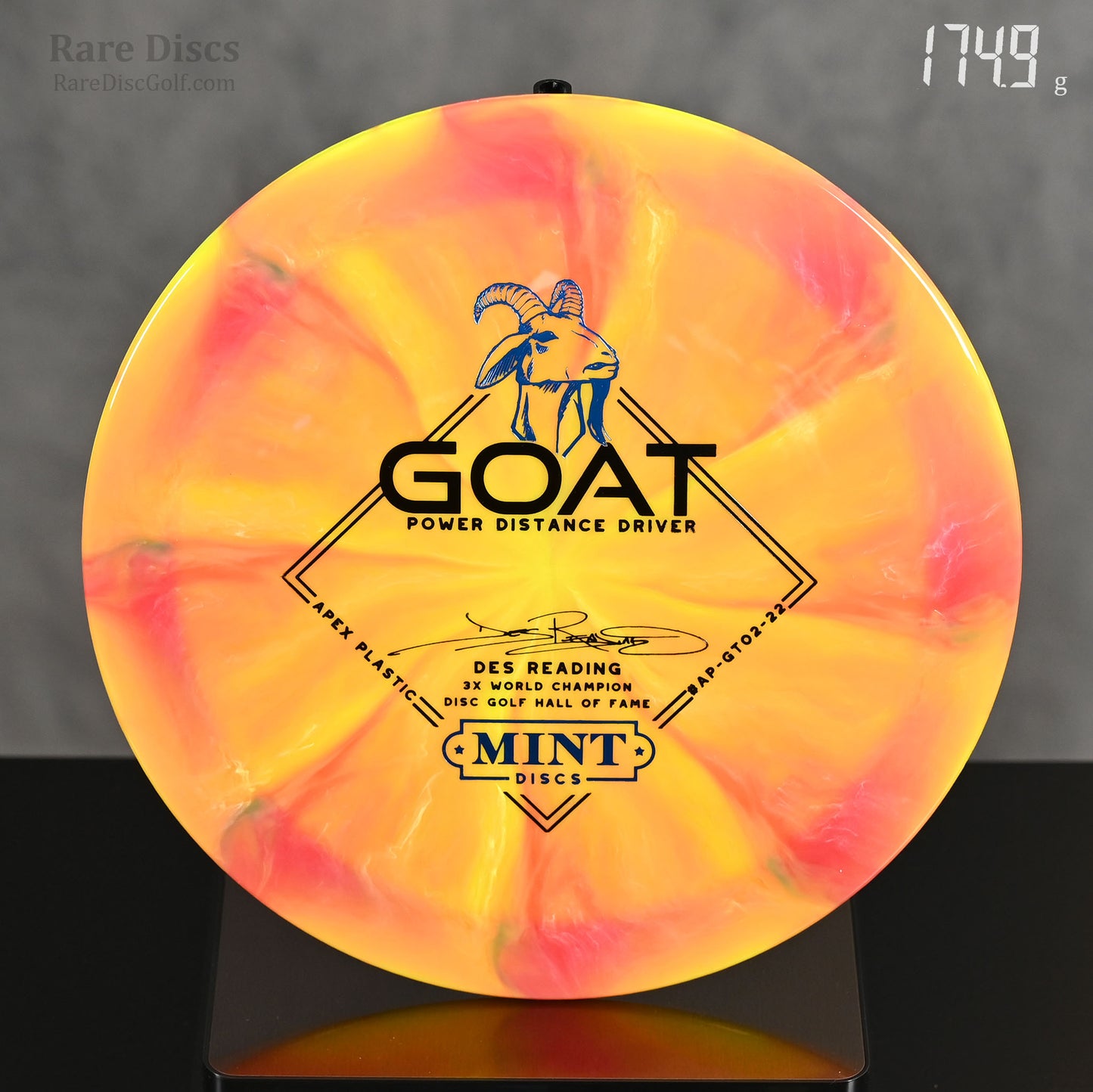 Mint Discs Goat - Swirly Apex