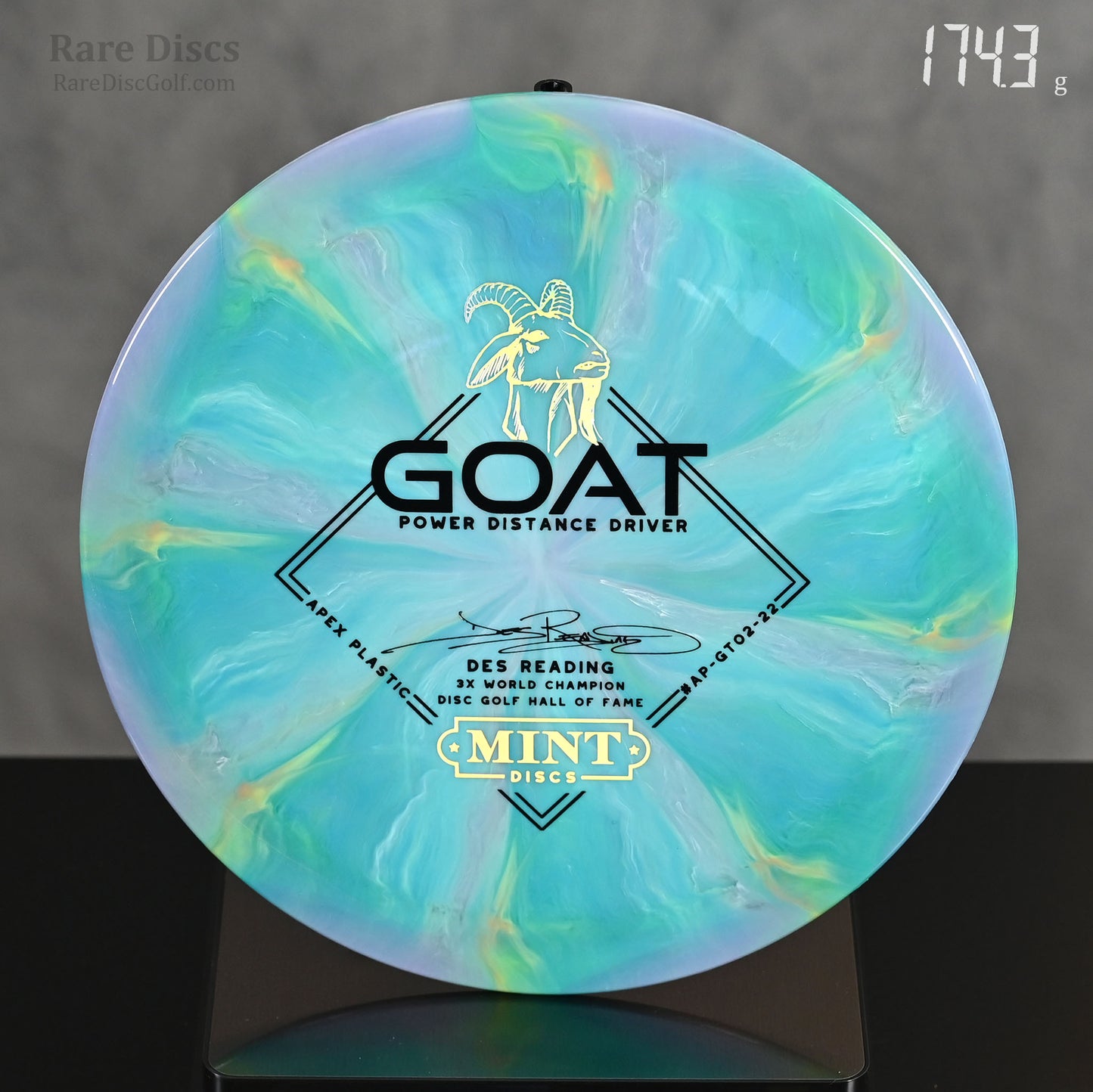 Mint Discs Goat - Swirly Apex