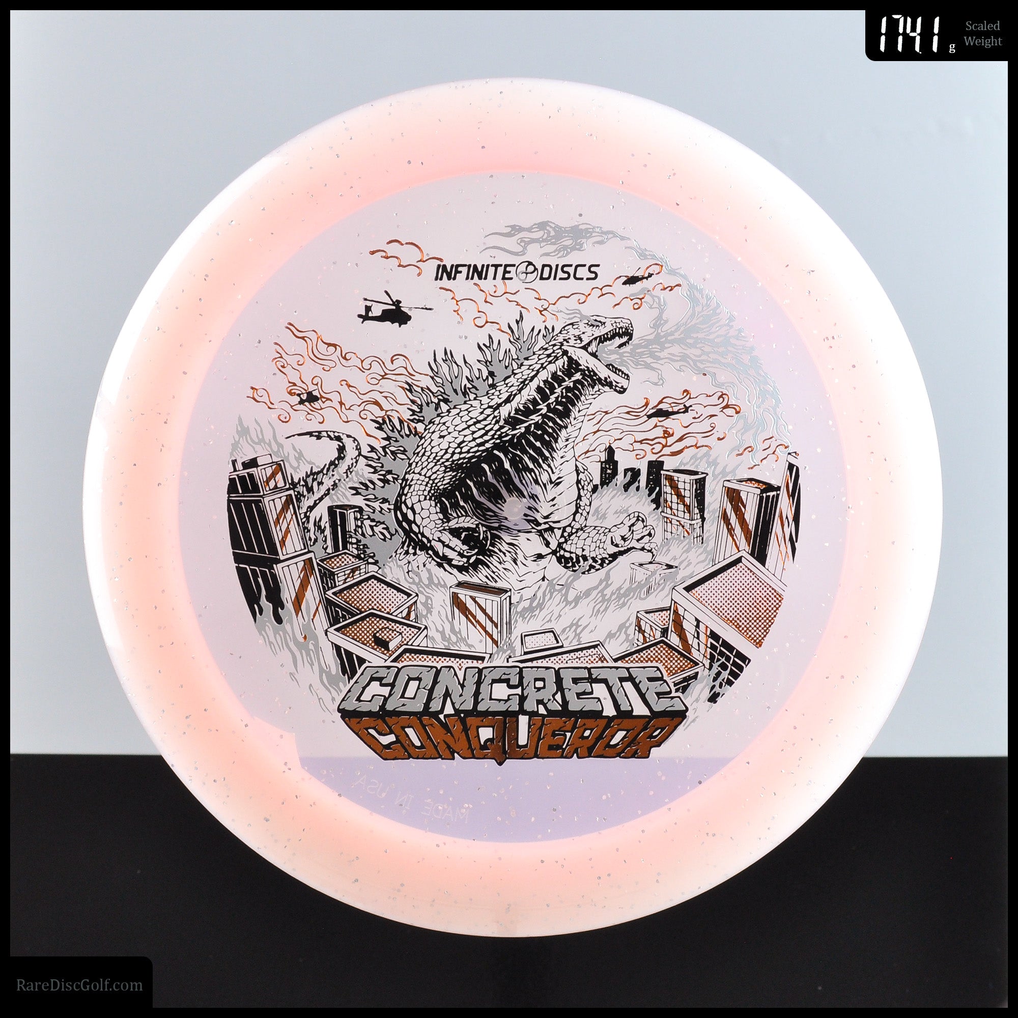 Infinite Conqueror - Concrete – Rare Discs - Disc Golf Store