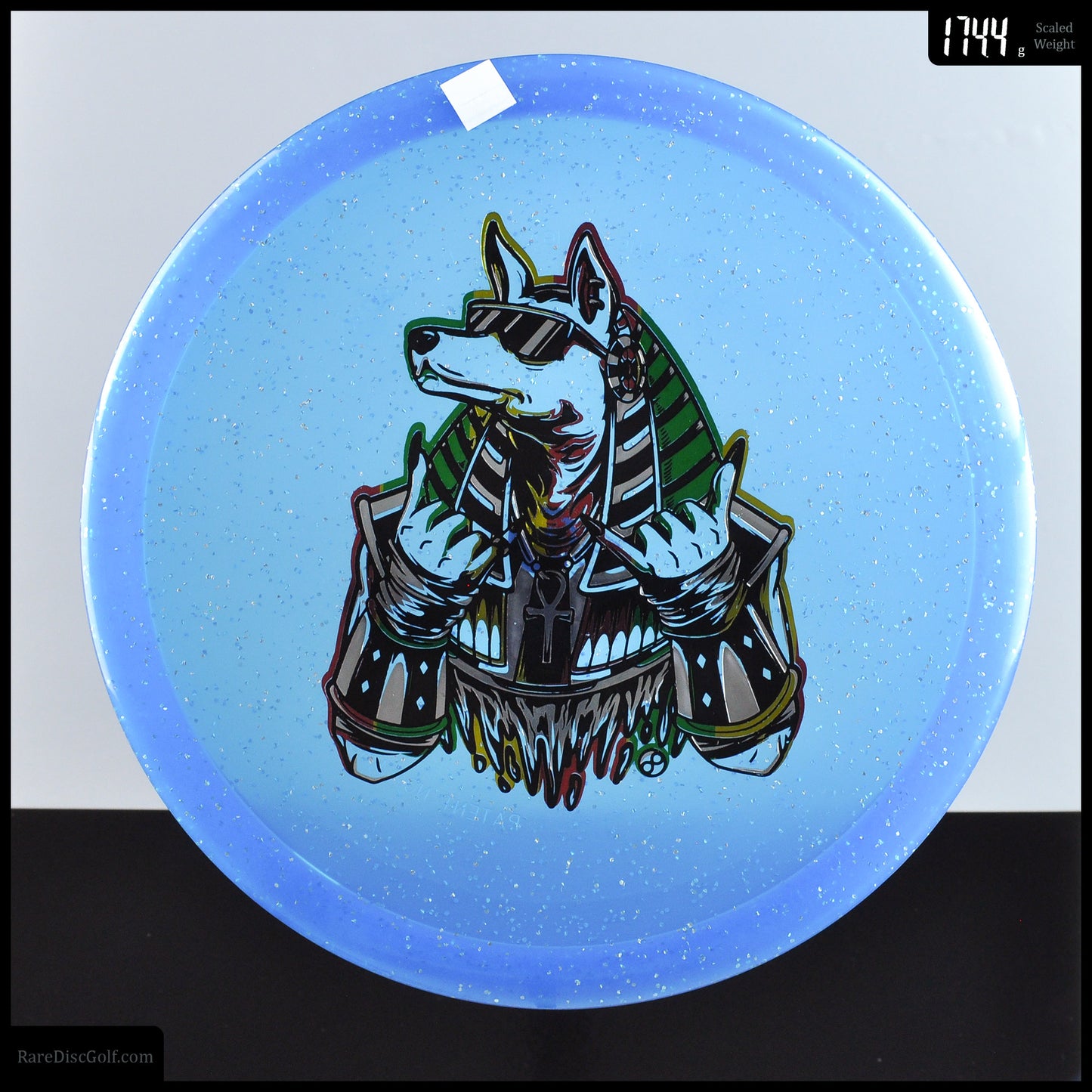 Infinite Discs anubis egyptian dog stamp 