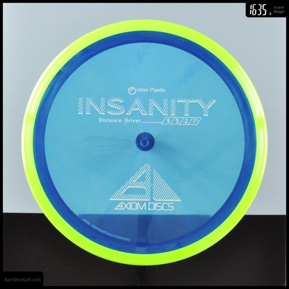 Axiom Proton Insanity Plastic Golf Disc distance driver game Rare Discs Canada