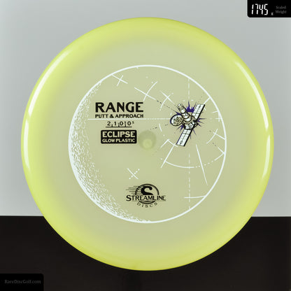 streamline range eclipse 2.0 golf disc putter glow in the dark