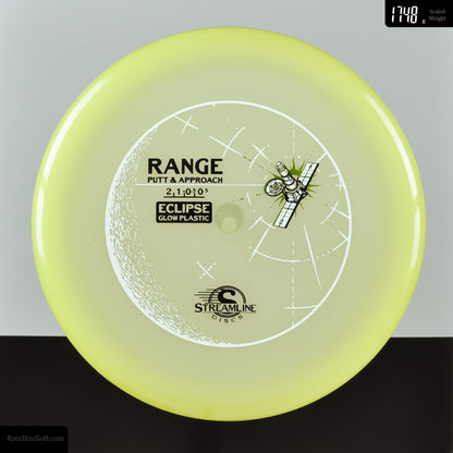 streamline range eclipse 2.0 golf disc putter glow in the dark