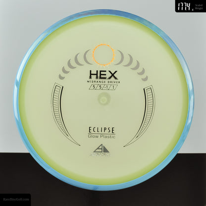 Axiom Hex glow in the dark eclipse 2.0 mid range disc golf stable rare discs