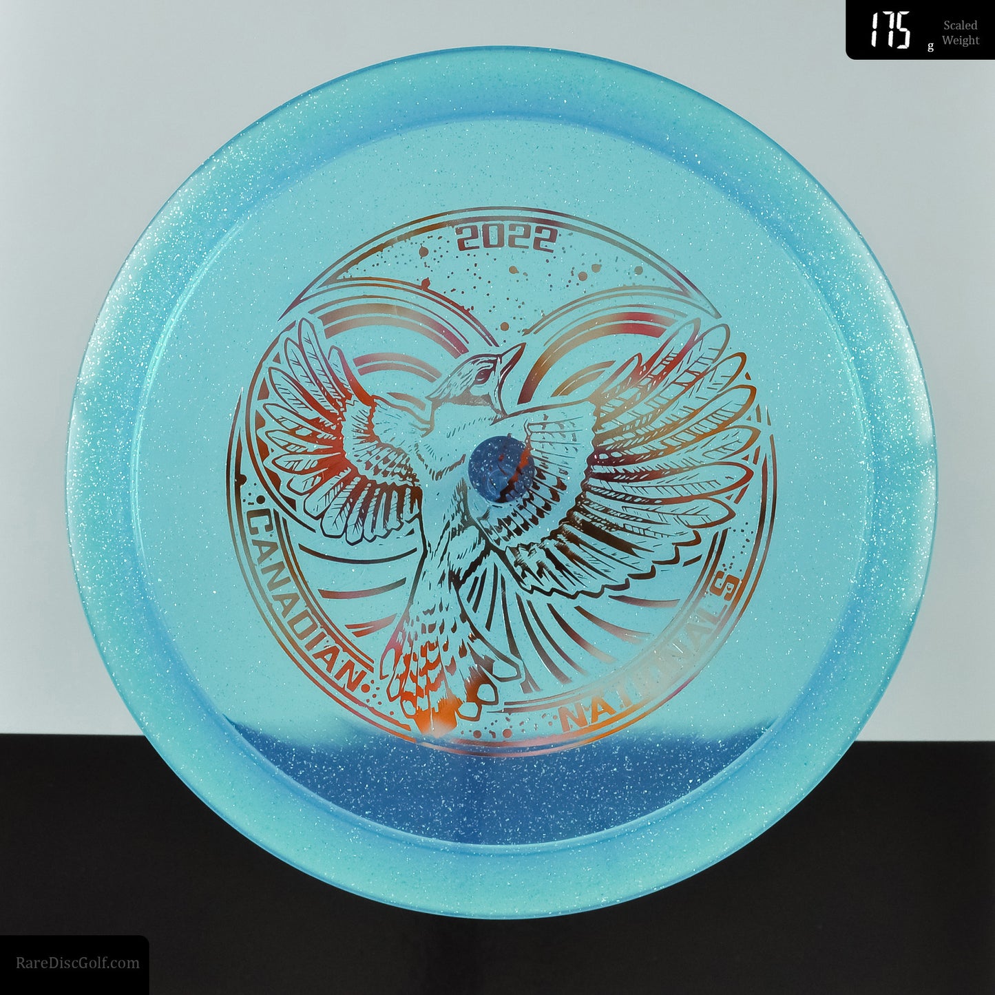 Discmania FD C-Line Metal Flake (Canada Nationals 2022 special edition stamp) disc golf fairway driver Rare Discs Canada - Teal/Red