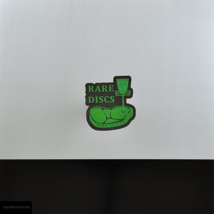 Rare Discs velcro patch green