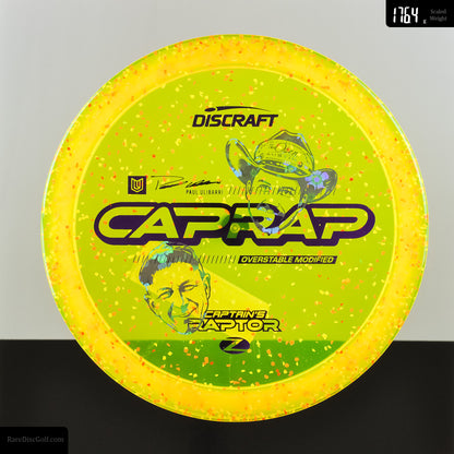Discraft Captain's Raptor - Z Confetti - Ulibarri x Brad Hammock Collab
