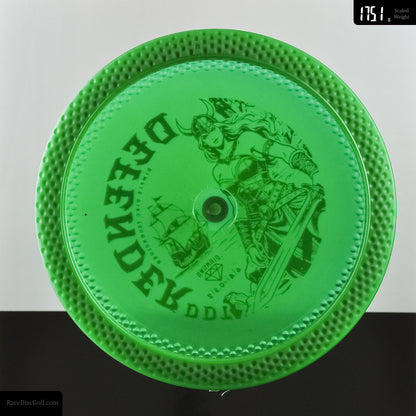 quest AT defender DDT golf disc with speed dimples rare discs canada - this is the underside of the disc