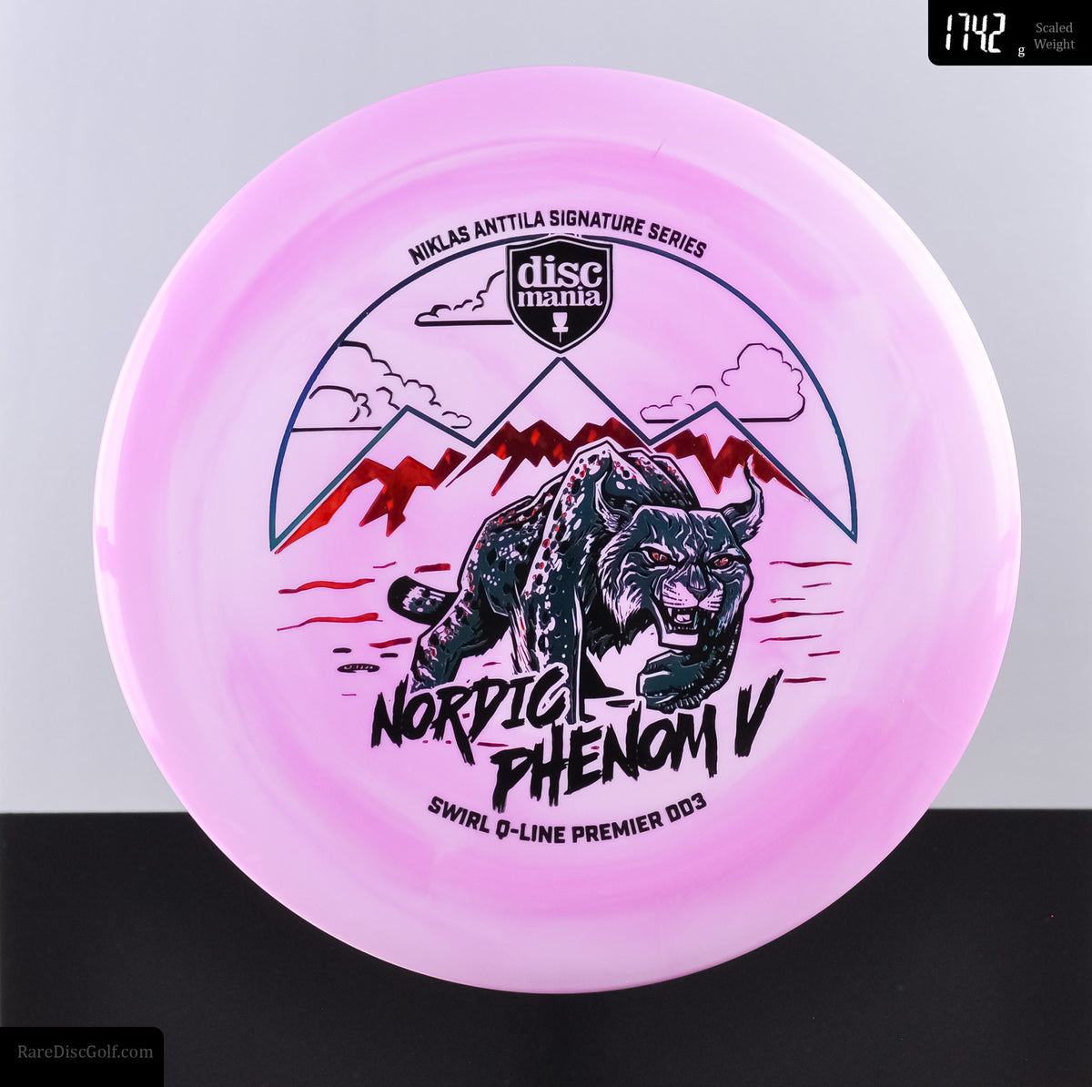 Discmania Nordic Phenom 5 - Swirly Q-Line Premier