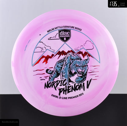 Discmania Nordic Phenom 5 - Swirly Q-Line Premier