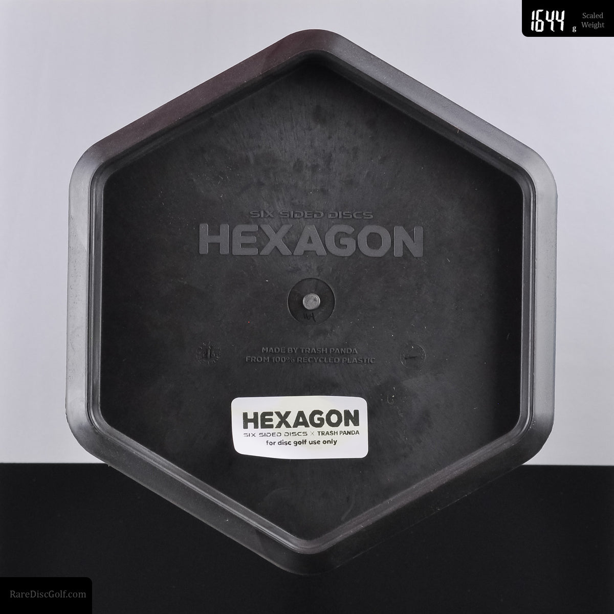 Six Sided Discs x Trash Panda flexigon hexigon recycled plastic disc golf object for throwing Rare Discs Canadda