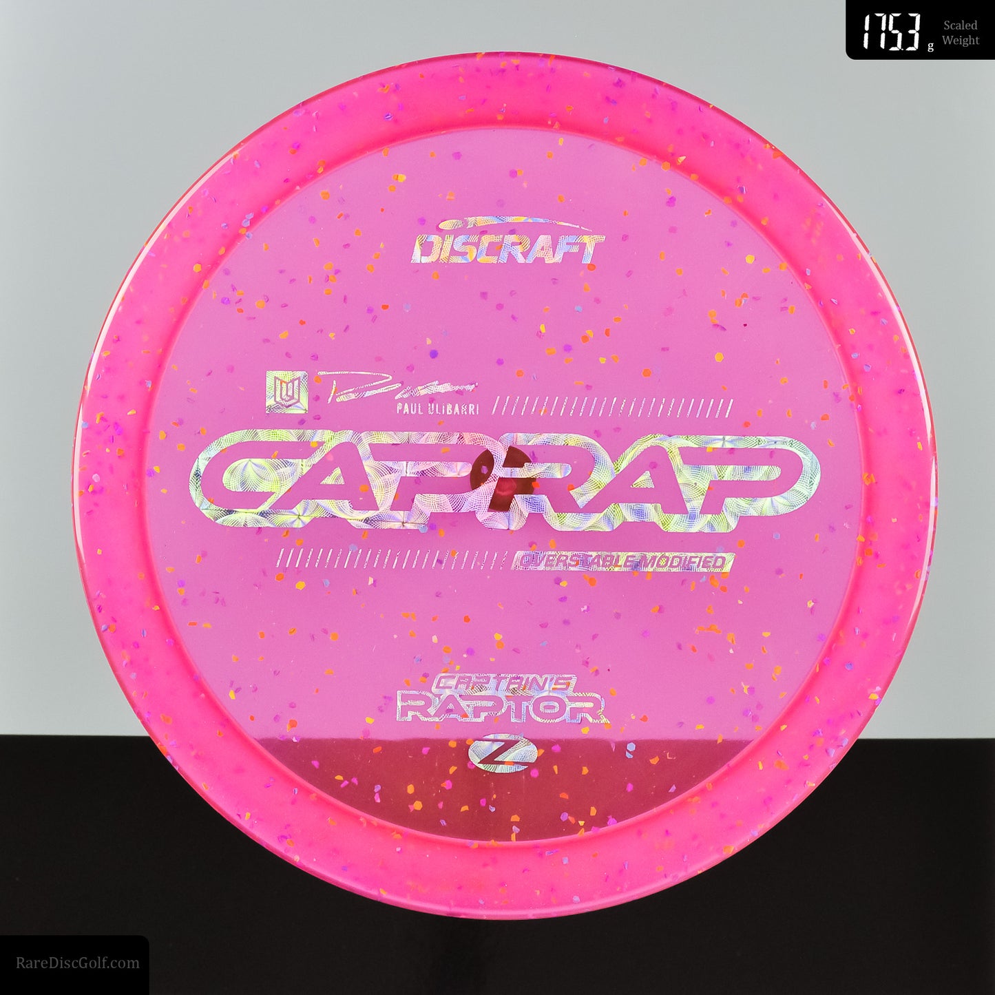 Discraft Captain's Raptor - Z Confetti