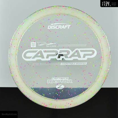 Discraft Captain's Raptor - Z Confetti