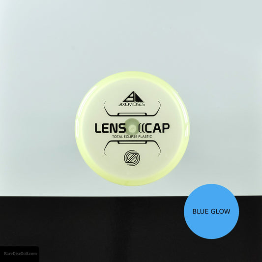 simon line BLUE glow mini marker for disc golf "lens cap" rare discs canada