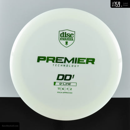 Discmania Premier DD1 Q-Line disc golf distance driver Rare Discs Canada White