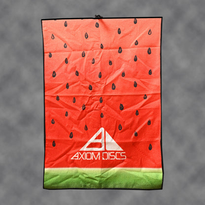 Axiom MVP Disc Golf Watermelon Towel for Disc Drying Sports Equipment