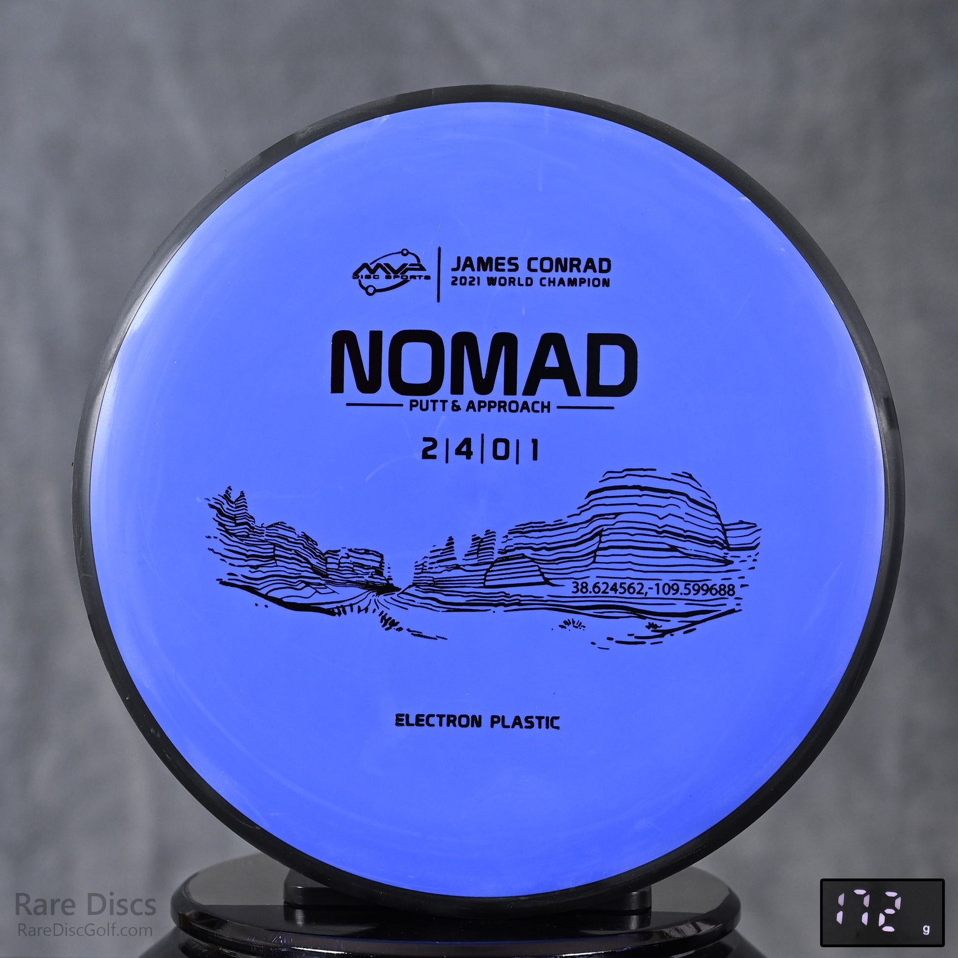 MVP Nomad Electron Rare Discs Disc Golf Putter Canada James Conrad