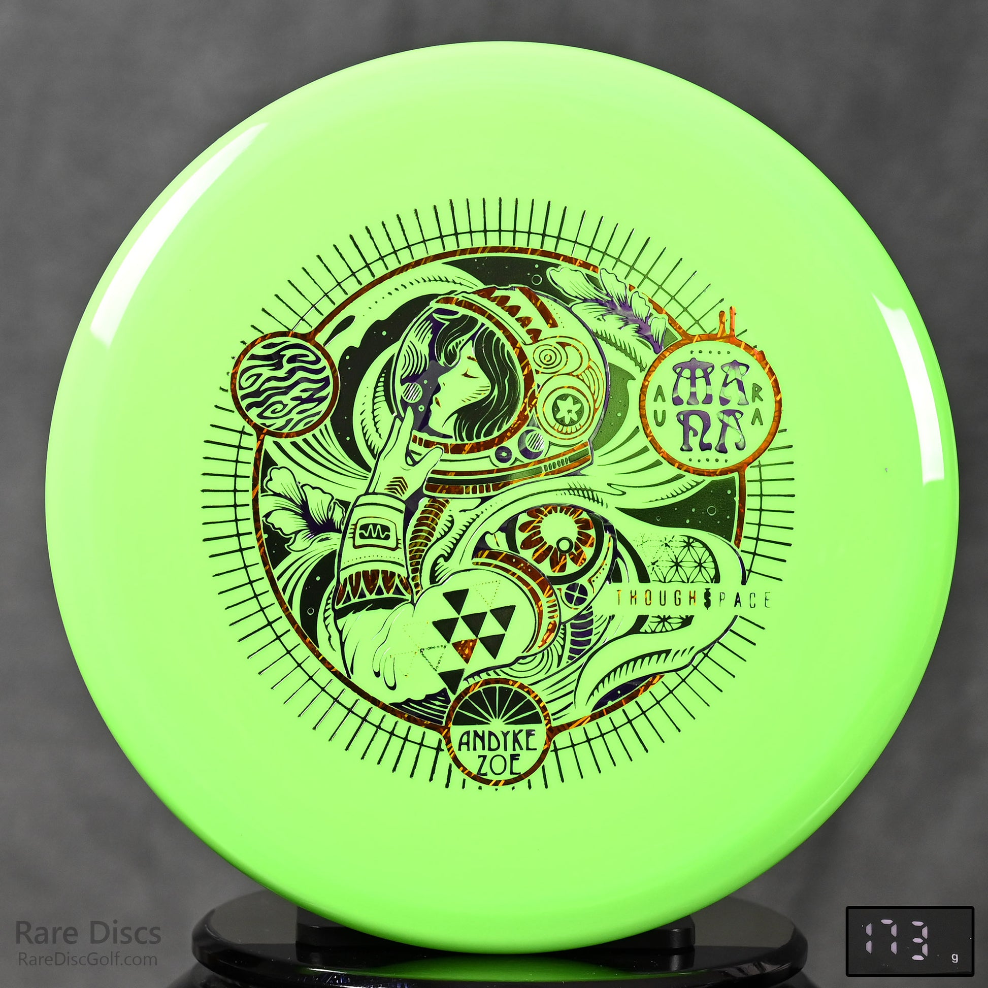 Thought Space Mana Aura Zoe Andyke Special Edition Tour Series Golf Disc Flippy Midrange Beginner Friendly
