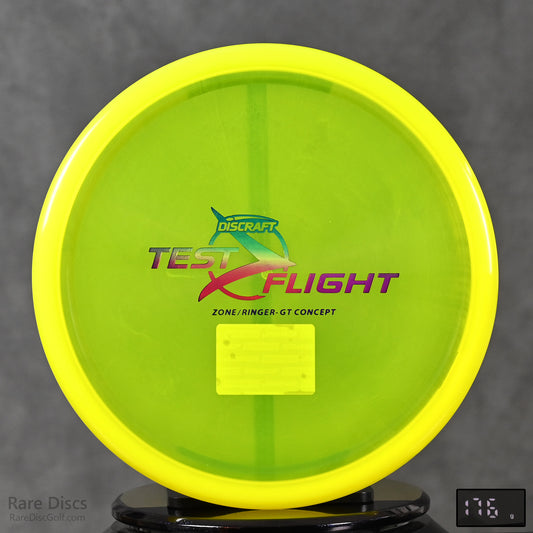 Discraft Zone GT Test Flight First Run Limited Edition Rare Discs Disc Golf Ringer Top
