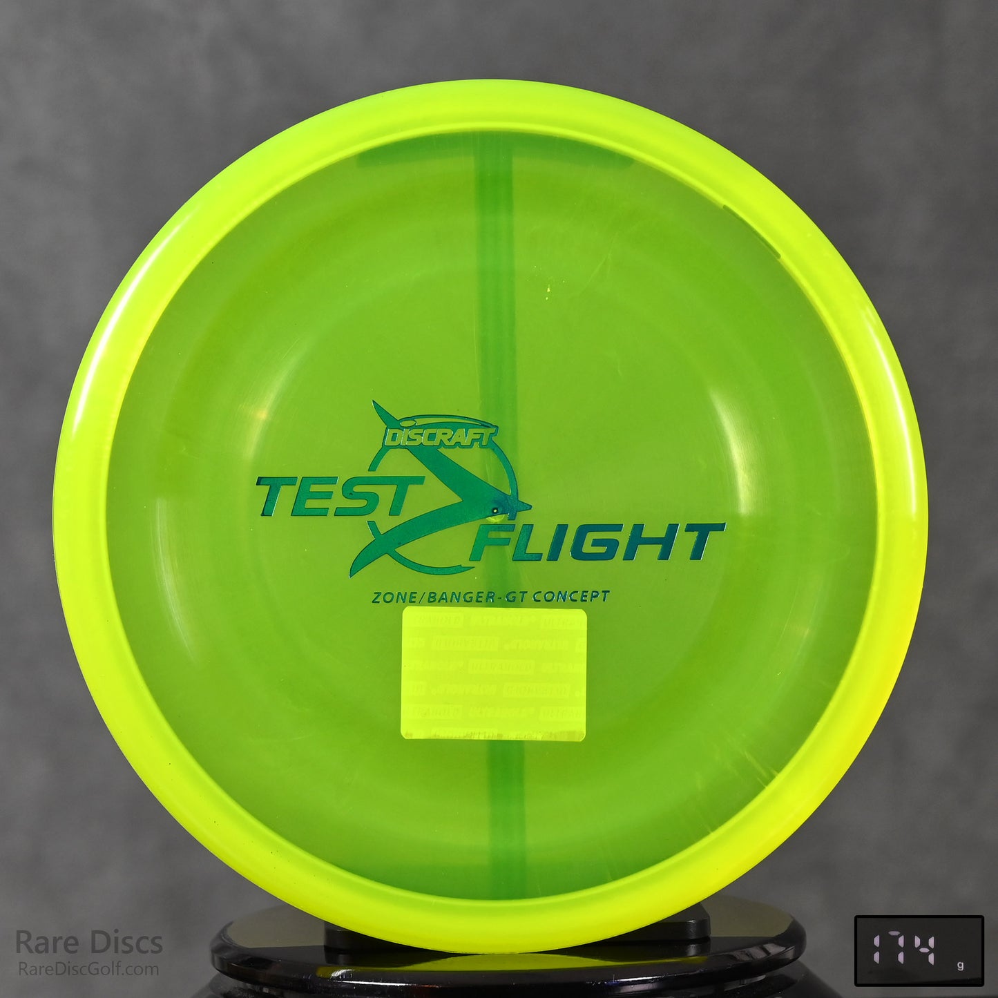 Discraft Zone GT - Z Test Flight (Banger Top)