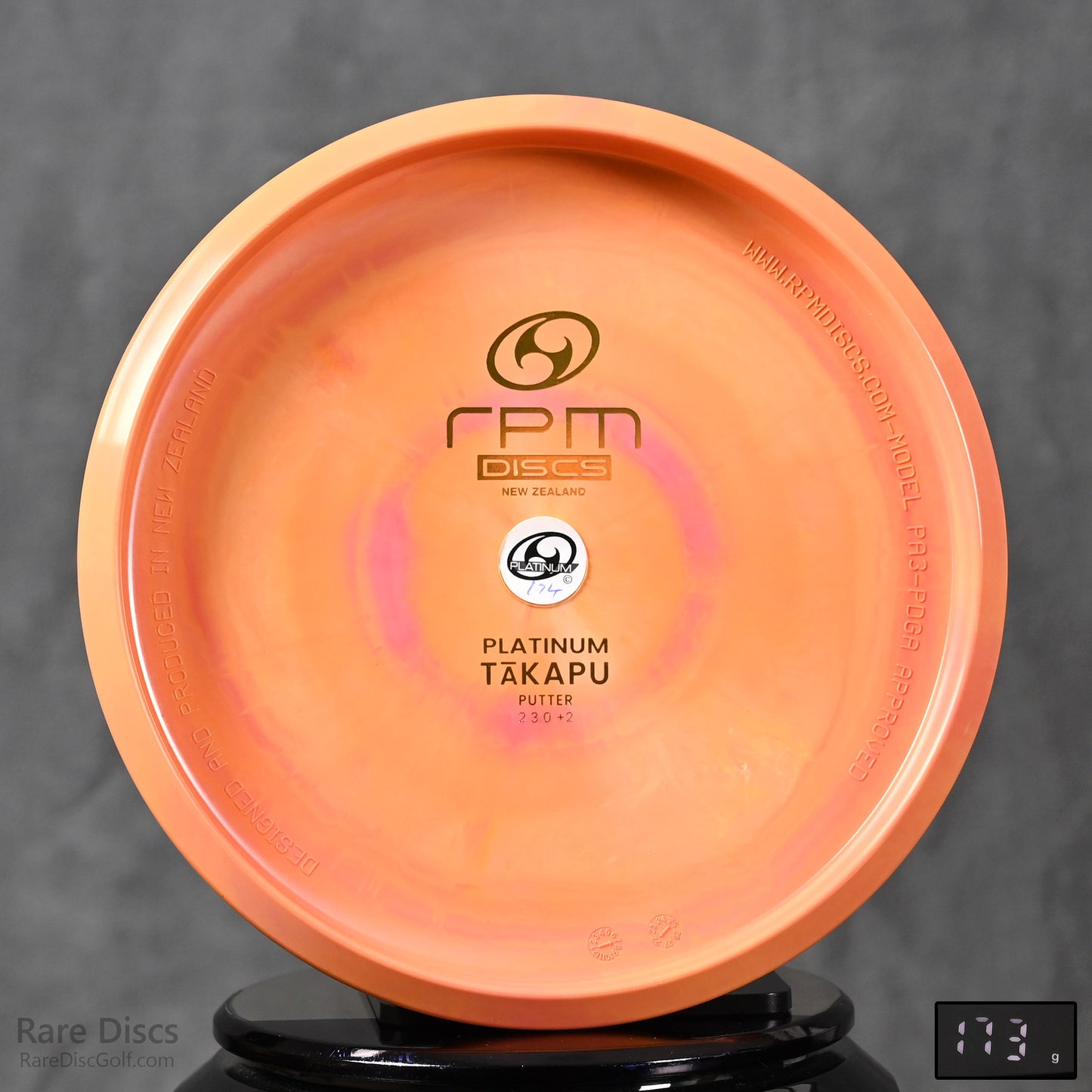 RPM Takapu - Platinum Bottom Stamp