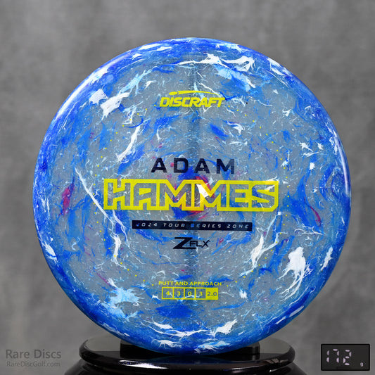 Adam Hammes Zone  Discraft Jawbreaker Z FLX 2024 Tour Series Disc Golf Frisbee Disc Rare Discs