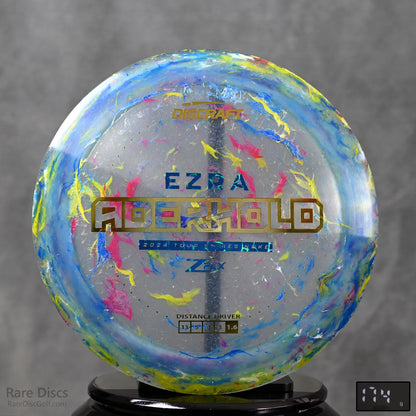 Ezra Aderhold Nuke  Discraft Jawbreaker Z FLX 2024 Tour Series Disc Golf Frisbee Disc Rare Discs