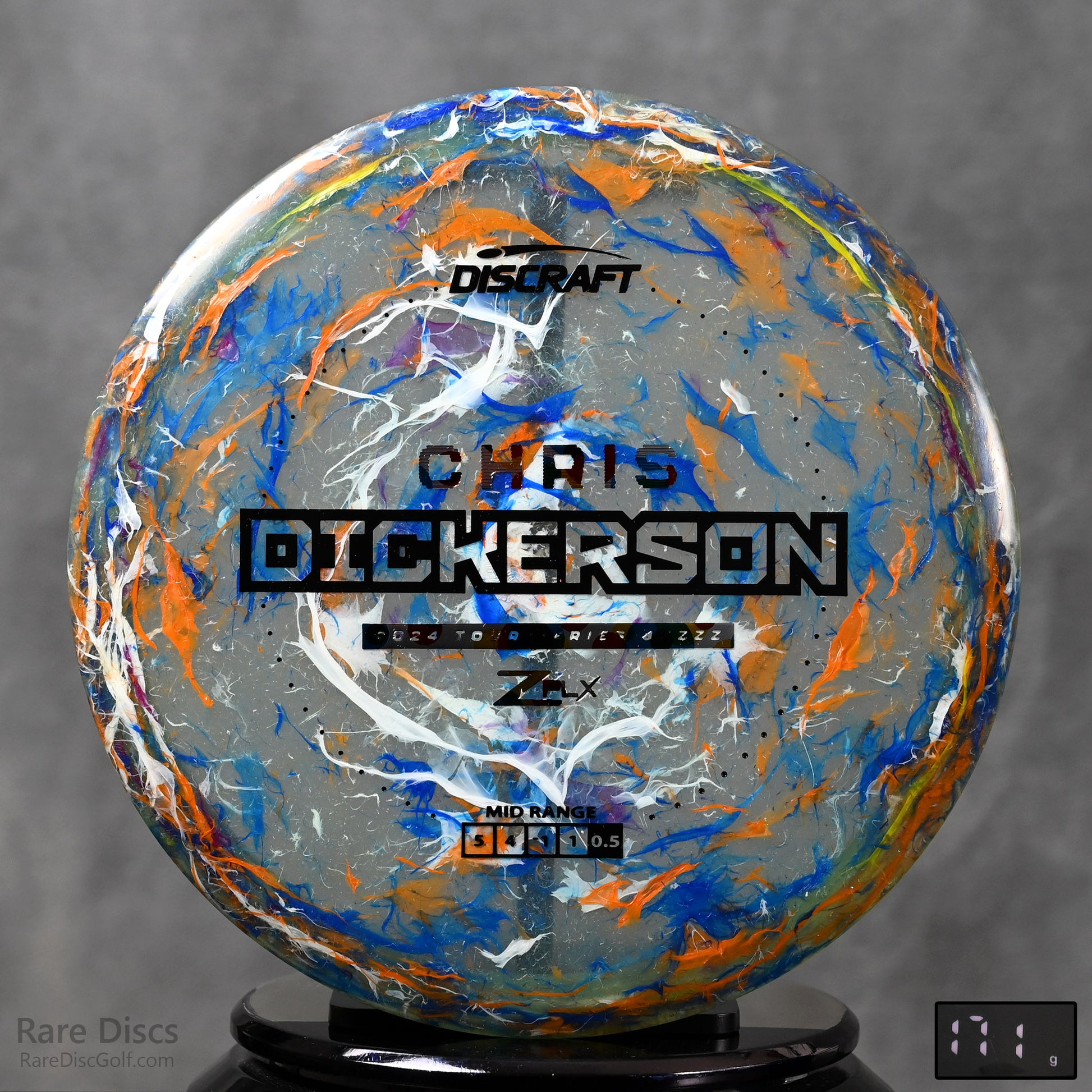 Chris Dickerson Buzzz Discraft Jawbreaker Z FLX 2024 Tour Series Disc Golf Frisbee Disc Rare Discs
